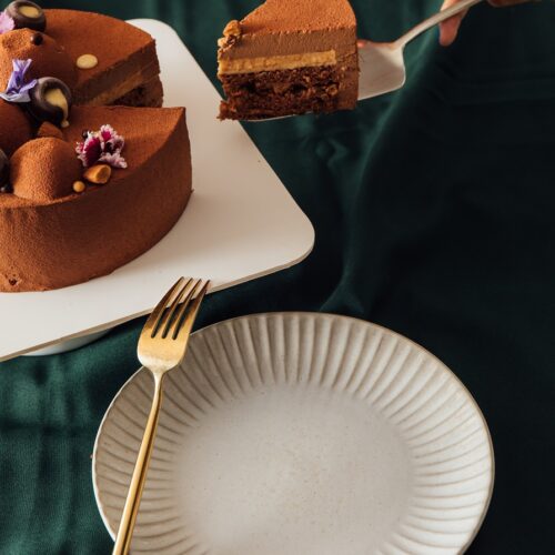 Dark Chocolate Almond cake