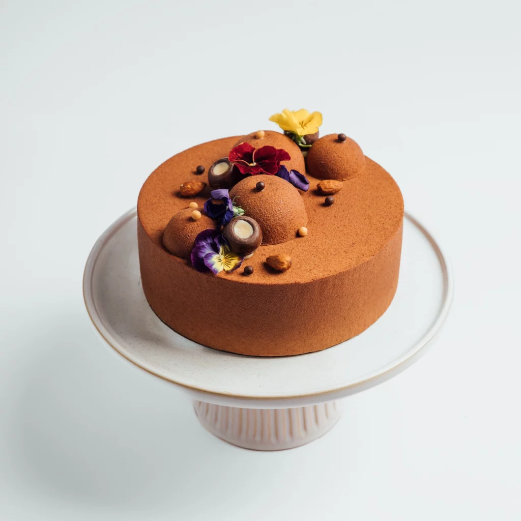 Dark Chocolate Almond Cake 1024x1024