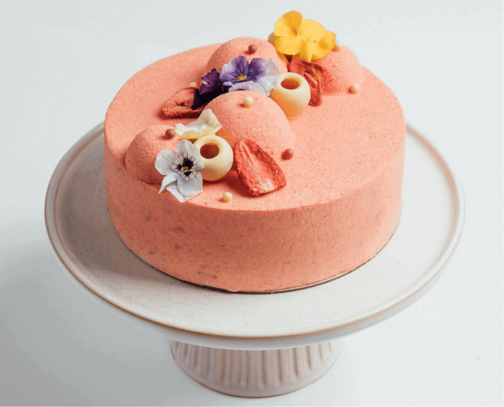 Strawberry Red Velvet Cheesecake 1024x827