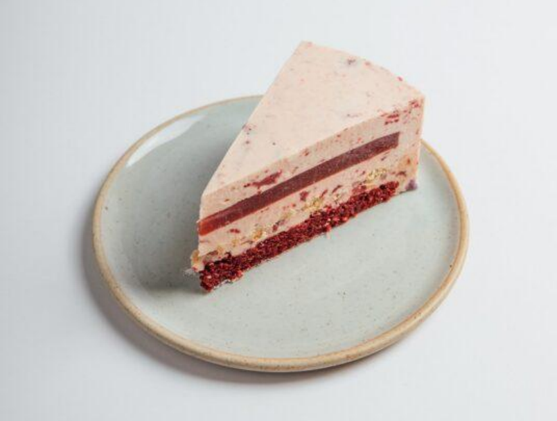 Straberry Red Velvet Cake Piece
